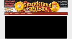 Desktop Screenshot of grandstandpizza.com